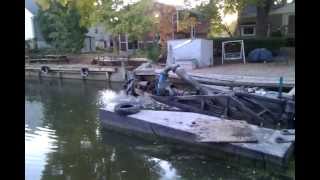 preview picture of video 'City of Monona Dredging Project - 10-07-2012 - Video 02'