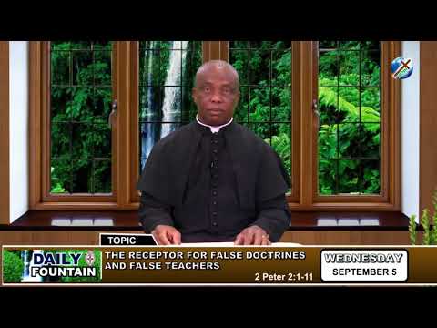 DAILY FOUNTAIN OF SEPTEMBER 5, 2018 - VEN. CHRISTOPHER C. ONYEMERAKAM Ph.D