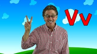 Letter V | Sing and Learn the Letters of the Alphabet | Learn the Letter V | Jack Hartmann