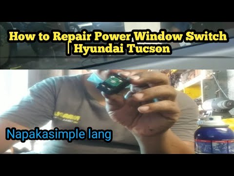 How to Repair Power Window Switch | Hyundai Tucson