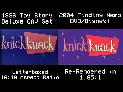 Knick Knack -LD VS DVD Comparison