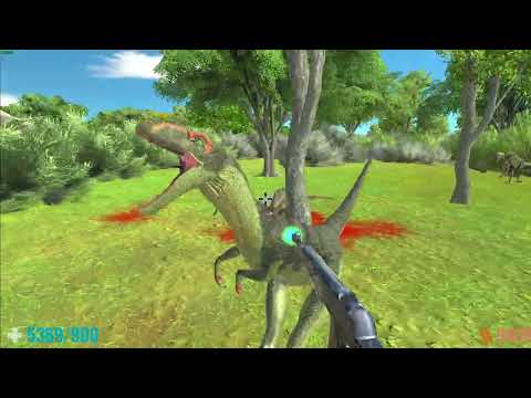 [Dangerous Forest] Escape from Velociraptor - ARBS - Animal Revolt Battle Simulator