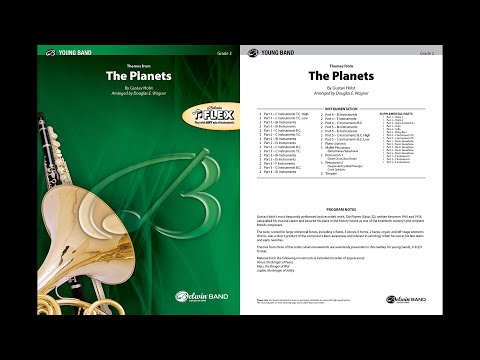 The Planets, arr. Douglas E. Wagner – Score & Sound