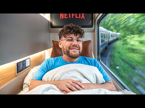 NOC W JEDYNYM POCIĄGU KAPSUŁOWYM w EUROPIE!