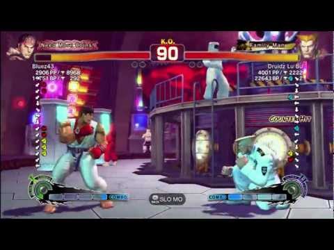 Bluez43 (Ryu) vs Druidz Lu Bu (Guile)
