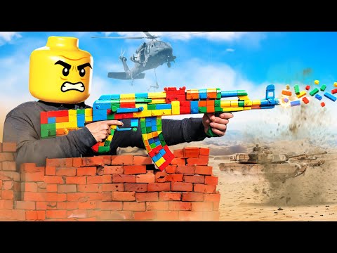 I fought a WAR with LEGO Weapons