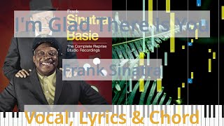 🎹I&#39;m Glad There Is You, Chord &amp; Lyrics, Frank Sinatra, Synthesia Piano
