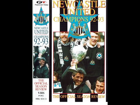 Newcastle United NUFC 1992 - 93 Season Review - Champions