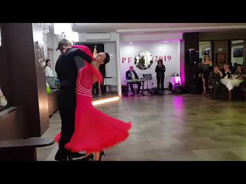 Elena Volpi a Michal Barniak Viedensky valcik Silvester 2018