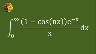 2nd method to evaluate the improper integral using Feynman's technique (Mis-2064A)