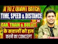 Car Train Bullets Questions In Time Speed Distance By Abhinay Sharma SSC Math