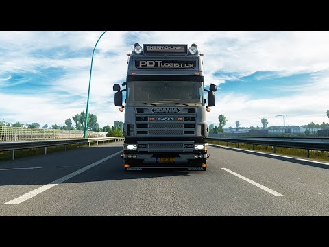 Euro Truck Simulator 2 | ETS2 1.54 | Scania 164L V8 | Chereau Trailer | 4K