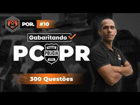 Gabaritando PCPR | 300 Questões de Concursos - Ep. 10 - Portugês - Prof. Robson