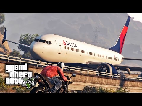 GTA V E51 - Boeing 737-MAX 8 Emergency Highway Landings | Mod Showcase