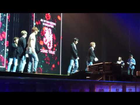 171230 JBJ in Singapore -  Dance battle (P101 songs) + Kenta's Despacito + Shape of You