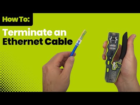 How To: Terminate an Unshielded Cat6/6A RJ45 Plug