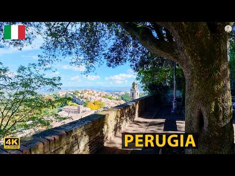 (extra) Perugia, Italy Walking Tour 4K | Medieval Streets & Umbrian Charm (Oct 2025)
