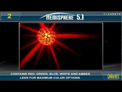 Hemisphere 5.1 Dazzling, multi-colored centerpiece effect by Chauvet DJ, зображення 1