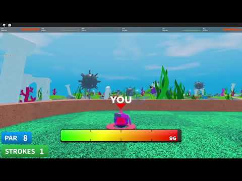 roblox super golf hole 18 atlantis hole in one
