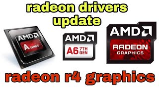 radeon drivers update | Radeon drivers install | radeon r4 graphics