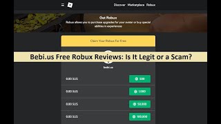Bebi.us Roblox Reviews Free Robux: Is It Legit or a Scam
