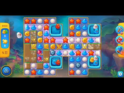 Fishdom. 6050 level no boosters and diamonds