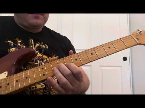 Descending Chromatic Blues Lick in A – Eric Johnson Style Guitar Lesson