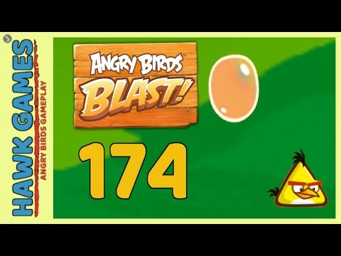 Angry Birds Blast 💥 Level 174 - 3 Stars Walkthrough, No Boosters