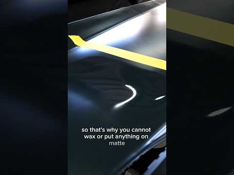 DON’T polish a matte paint job #lnc #matte #R8