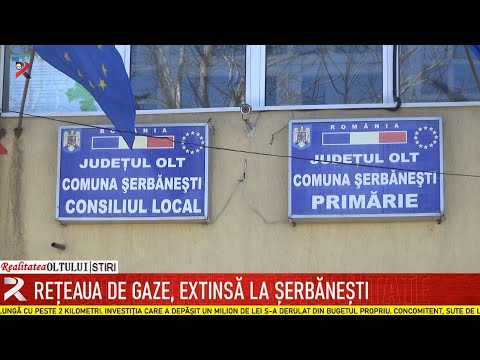 Rețeaua de gaze, extinsă la Șerbănești