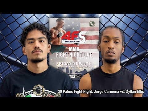 Twentynine Palms: Jorge Carmona vs. Dyllan Ellis - 09.08.23 [4K]