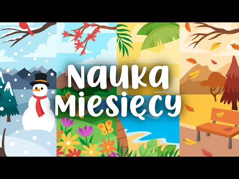 NAUKA MIESIĘCY I PÓR ROKU 🌸☀️🍂❄️|PIOSENKA DLA DZIECI| 🎶TUKANEK - MIESIĄCE | LEARN POLISH LANGUAGE 🇵🇱