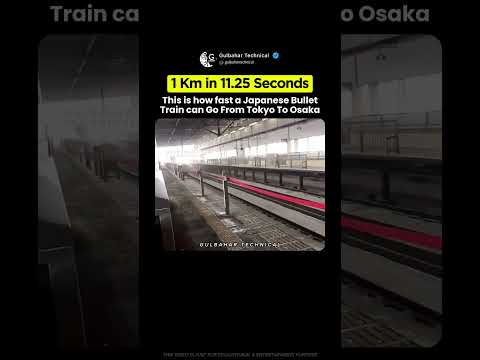 Japan’s Bullet Train Is Faster Than You Think! 🚄💨