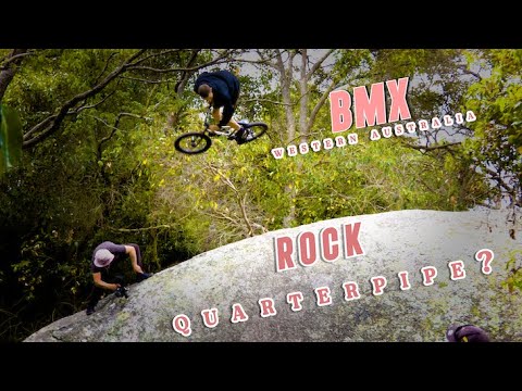 A Ridable rock in Western Australia?  A BMX session in Albany.