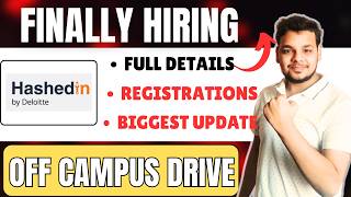 HashedIn By Deloitte Finally Hiring Announced | Hackerearth , Globallogic | Off Campus Drive