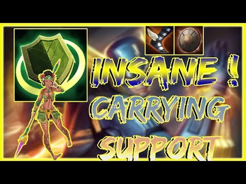 AWILLIX SUPPORT: SUPPORT AWILIX INSANE BUILD CARRIES GM RANKED GAME | SMITE