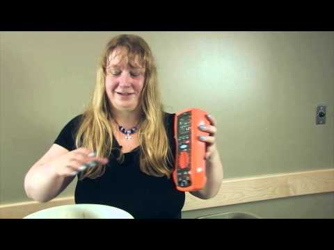 Water/Dust/Mud/Drop demo for handheld Insulation Resistance Testers