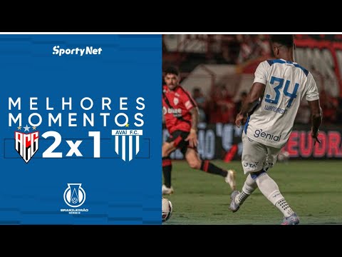 Gols e lances de Atlético-GO x Avaí