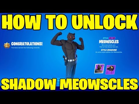 Fortnite shadow meowscles.How to unlock shadow meowscles.Deliver fish to shadow