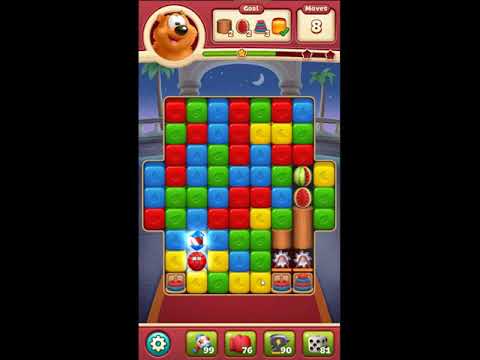 Toon Blast Level 3449 - NO BOOSTERS 🐻🐺🐱 | SKILLGAMING ✔️