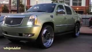 WhipAddict: Young Dro&#39;s Cadillac Escalade EXT on 30&quot; Rucci Forged at Phipps Plaza