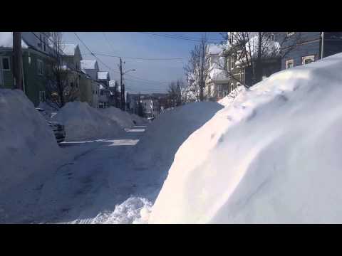 Everett, MA  Snowfall  2/15/15