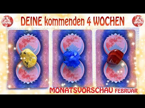 🐺🌷Deine kommenden 4 Wochen🌷Monatsvorschau Februar🌷🐺 ★ 𝒫𝒾𝒸𝓀 𝒶 𝒞𝒶𝓇𝒹 ★unboxing Lunar Magic Orakel☆Tarot