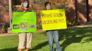 Protest at Guilderland Town Hall over Costco project