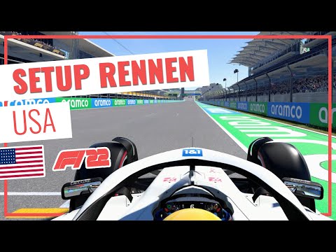 F1 22 USA SETUP RENNEN (Trocken) - für MyTeam, Fahrerkarriere & Online