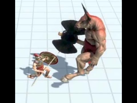 Spartan vs Minotaur Animal Revolt Battle Simulator arbs