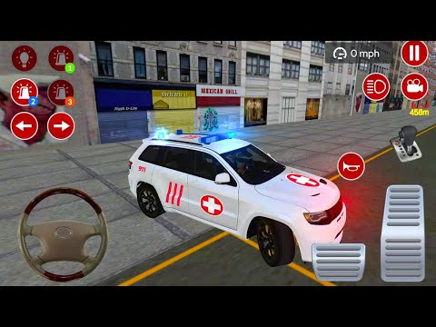 American Ambulance Emergency Simulator 2021 - Car Game