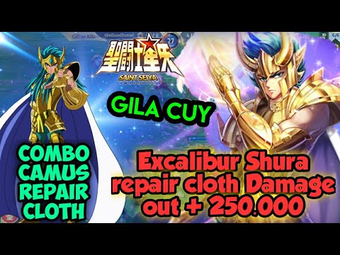 Shura Repair Cloth Line Up - Combo with Ice Man Saint Seiya Awakening