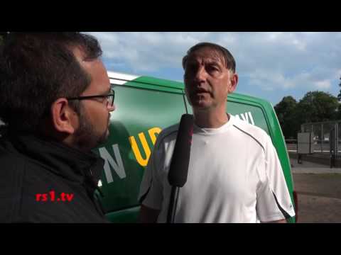 2016-08-14 FCR Trainer Kosanovic nach Auftaktsieg