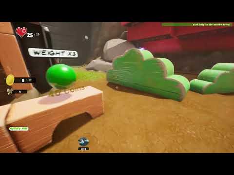 Supraland Play crash | Find help in the nearby town Part 1 | How to get orange ball | Stomp Shoes